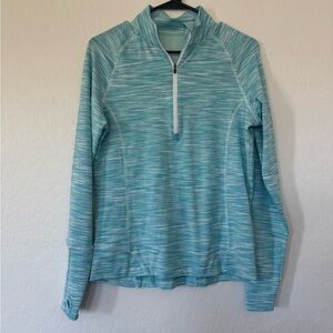 Peter Millar Sweater Women medium Blue Golf Performance Stretch Wicking e4